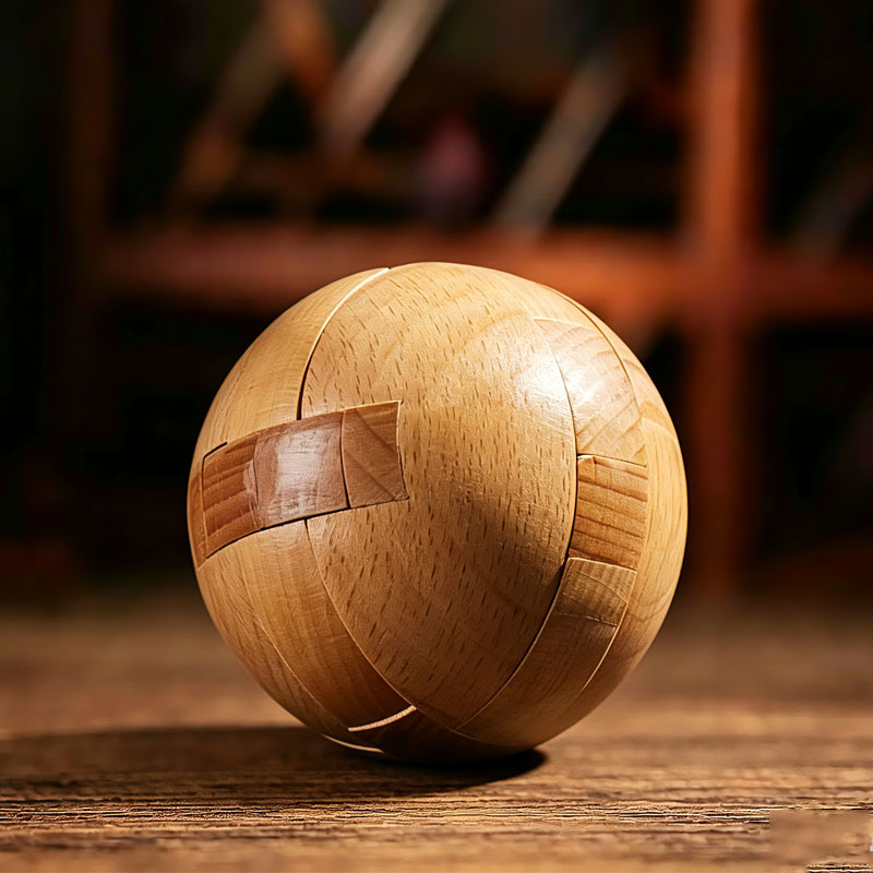 Classic Wooden Puzzle Ball Mag - Woodworking Game reseña y precio