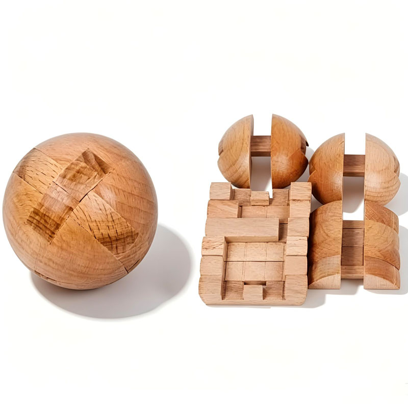 Classic Wooden Puzzle Ball Mag - Woodworking Game reseña y precio