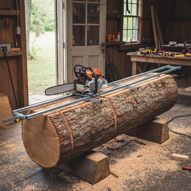 Lumber Cutting Rail Guide 15 f - Lumber Woodworking reseña y precio