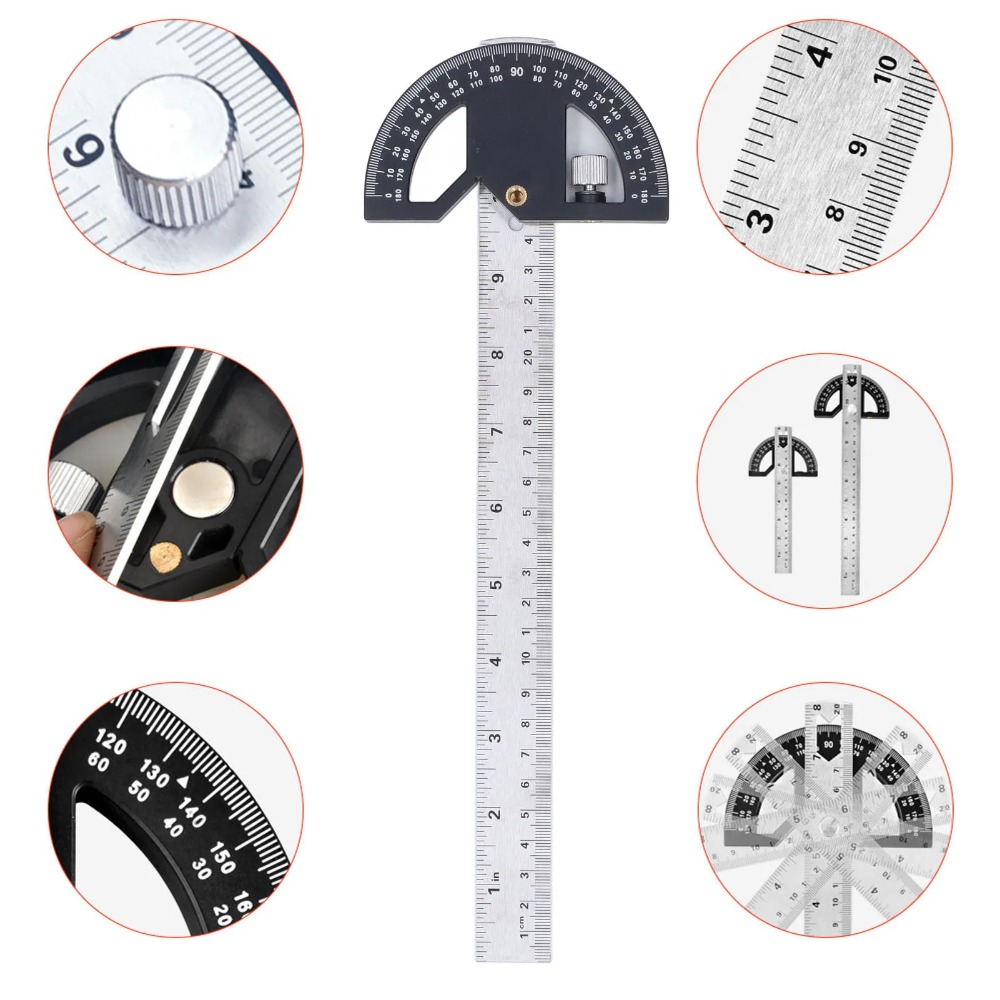 Angle Protractor Carpentry Ang - Woodworking Edge reseña y precio