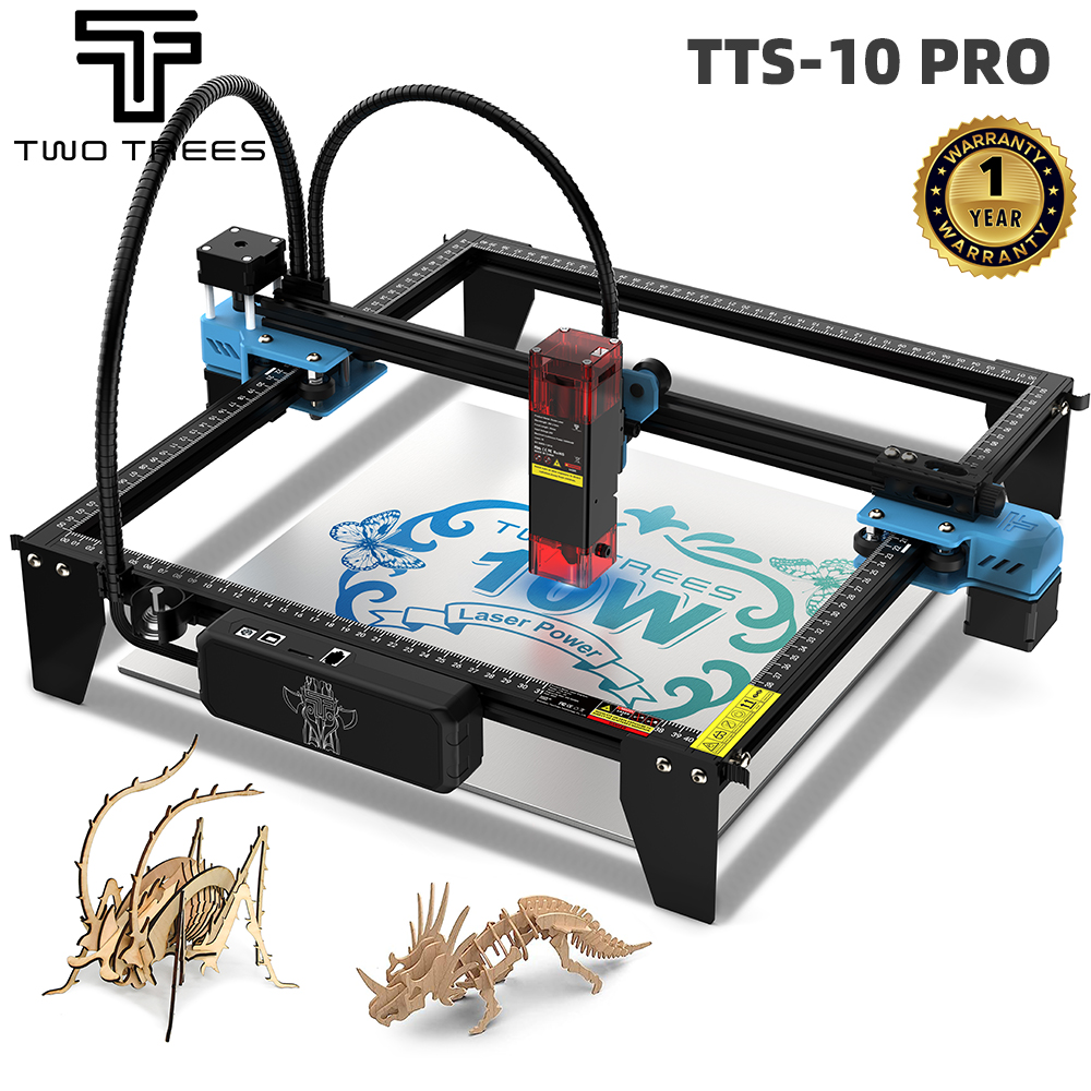 TWOTREES TTS-10 Pro Laser Engr - Woodworking Logos reseña y precio