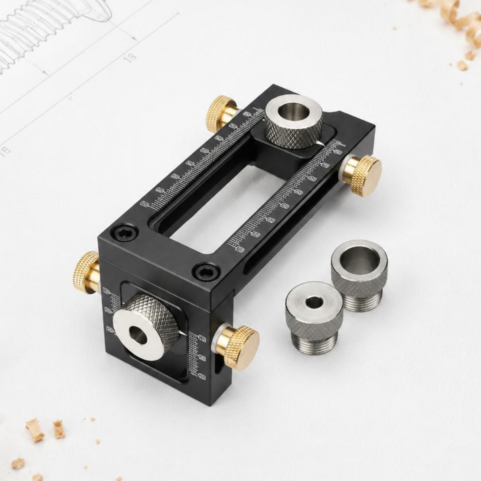 Bed Screw Drilling Jig Precise - Woodworking Joint reseña y precio