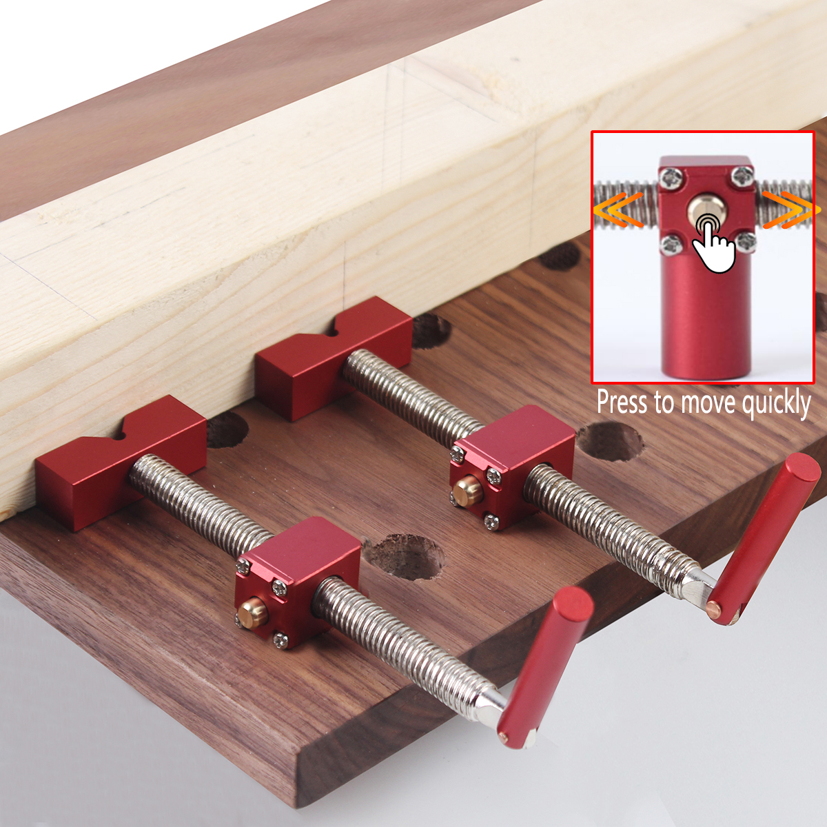 Woodworking Fast Bench Dog Bra - Woodworking Vice Quick Release reseña y precio