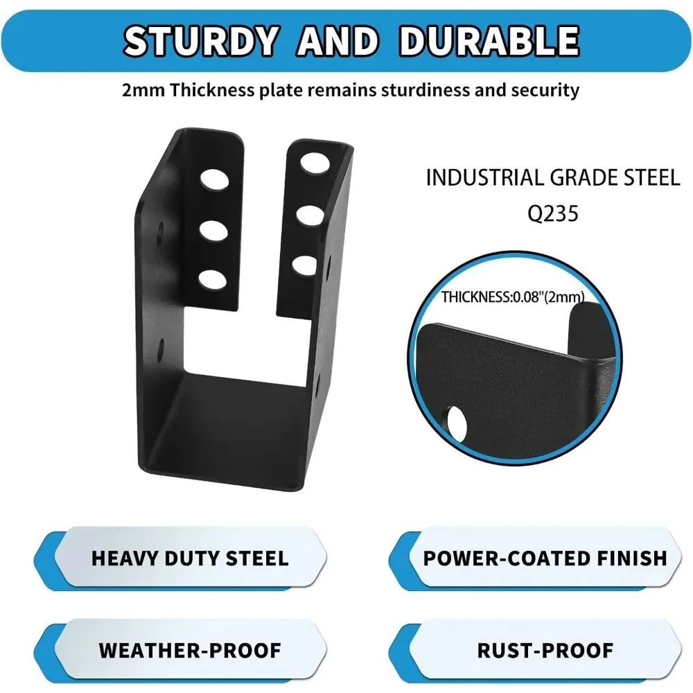 Heavy Duty Black Joist Hanger, - Lumber Woodworking reseña y precio