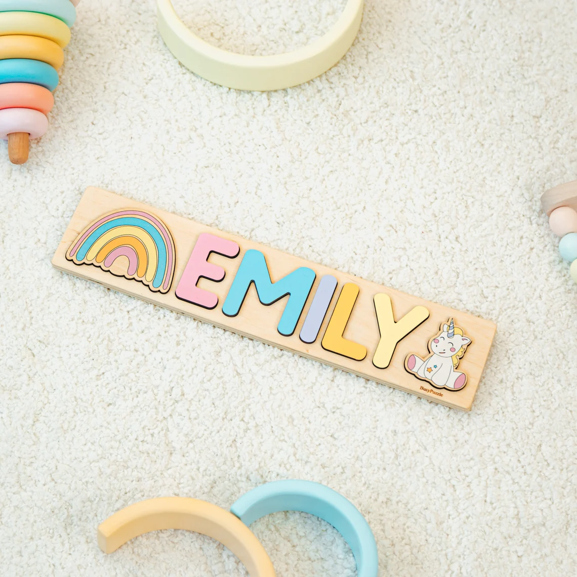 Personalized Name Puzzle With  - Woodworking Game reseña y precio