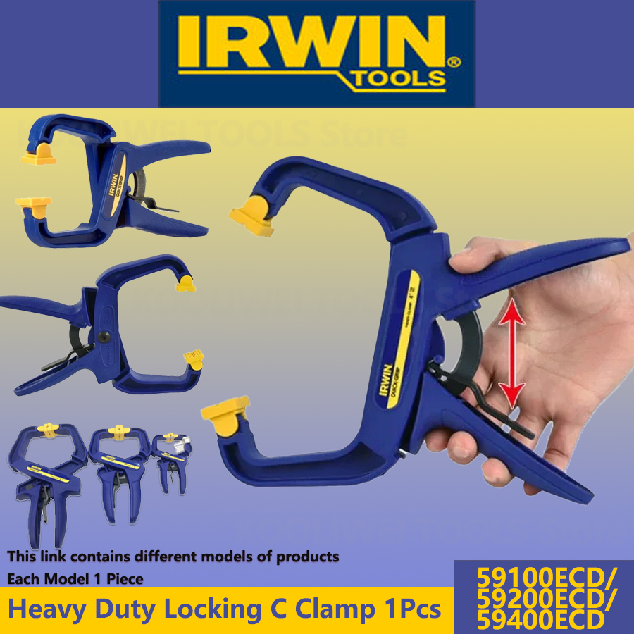 IRWIN Quick Clamp 1Pcs Heavy D - Woodworking Vice Quick Release reseña y precio