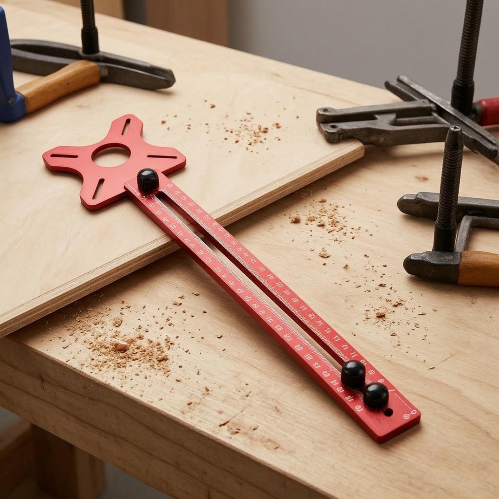 Router Circle Cutting Jig Star - Woodworking Cutting Tools reseña y precio