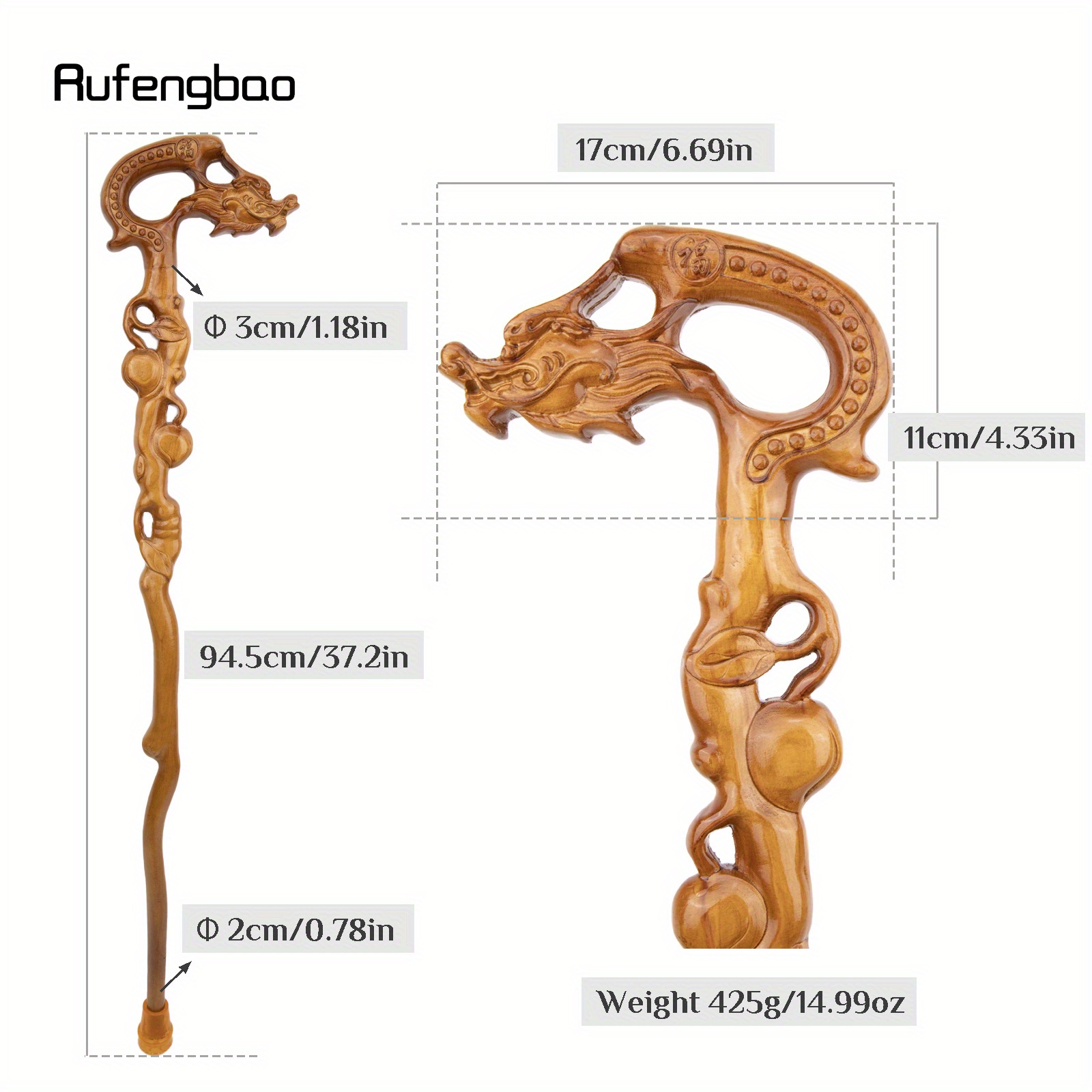 Yellow Dragon Wooden Single Jo - Woodworking Joint reseña y precio