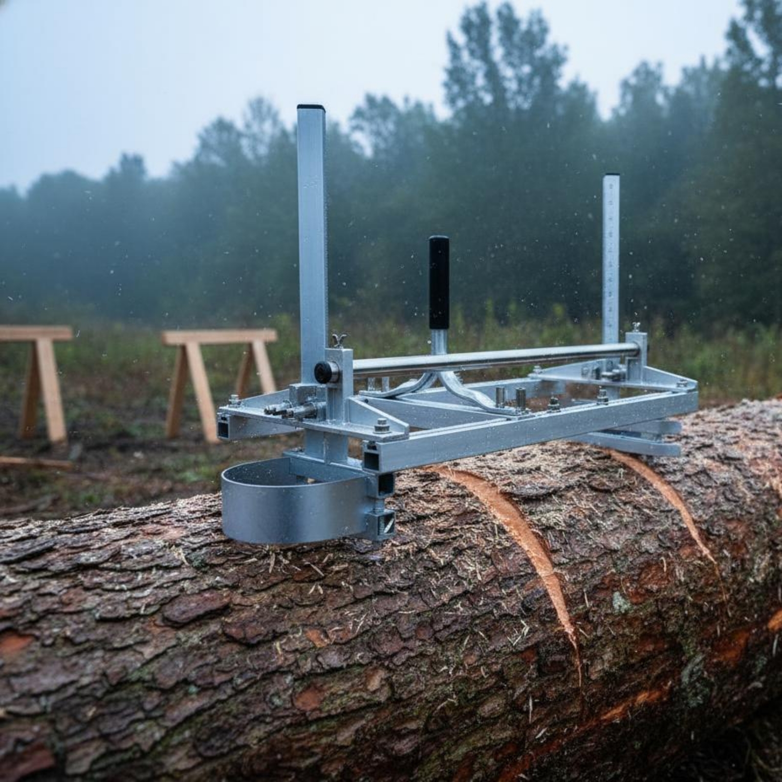 Power Saw Mill Sturdy-Duty Con - Lumber Woodworking reseña y precio