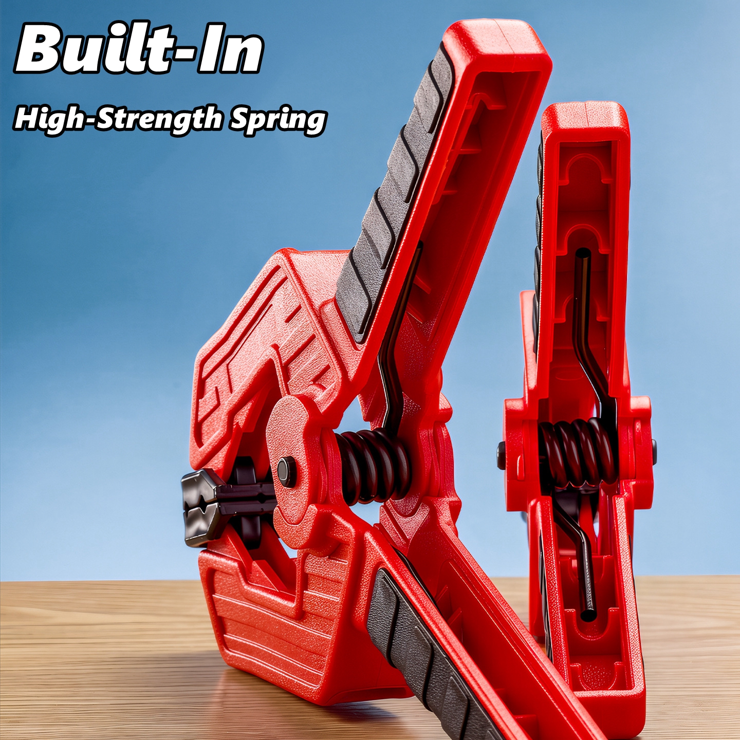 Spring Clamps, Heavy Duty Plas - Woodworking Carpenter reseña y precio