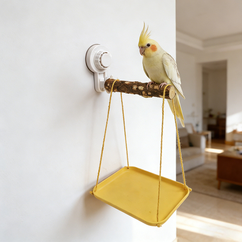 Parrot Stand with Suction Cup  - Woodworking Joint reseña y precio