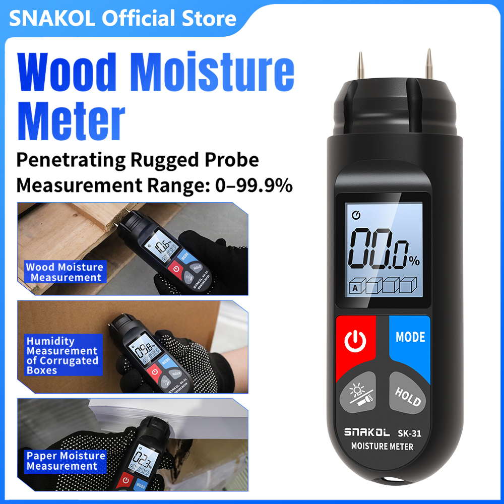 SK31 Digital Wood Moisture Met - Lumber Woodworking reseña y precio