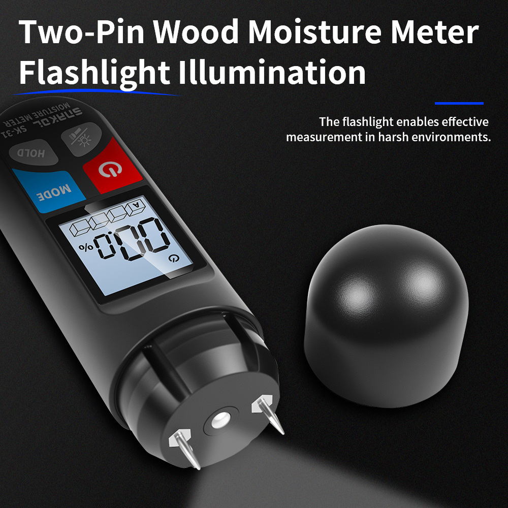 SK31 Digital Wood Moisture Met - Lumber Woodworking reseña y precio