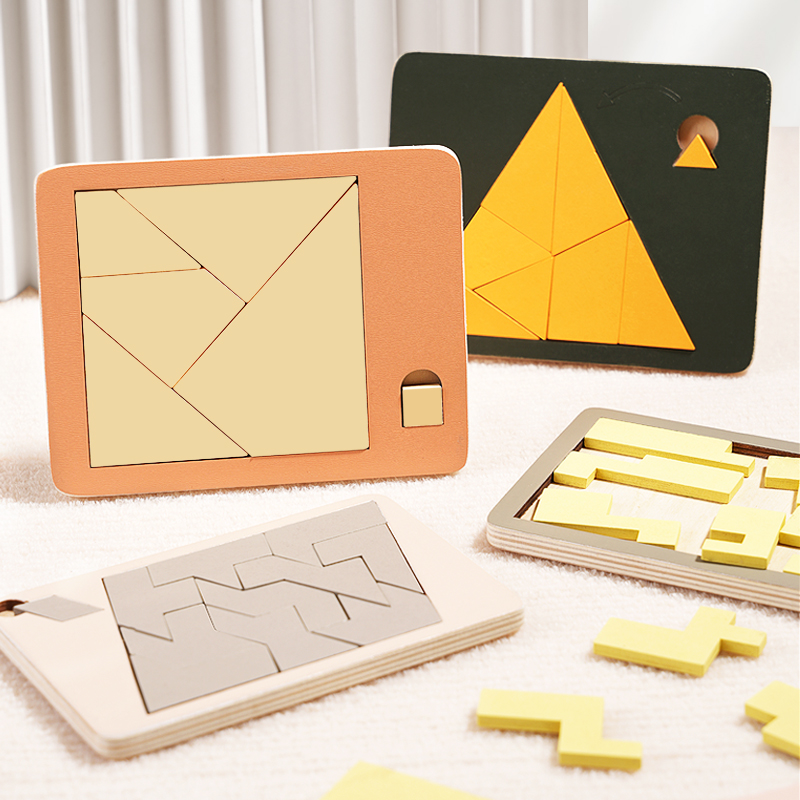 Wooden Geometric Puzzles Chall - Woodworking Game reseña y precio
