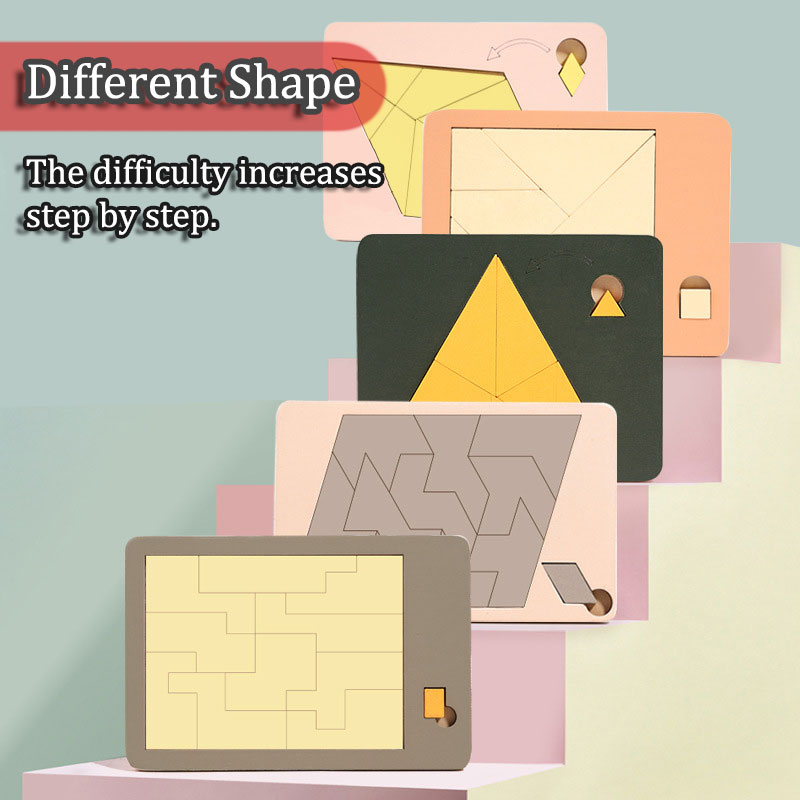 Wooden Geometric Puzzles Chall - Woodworking Game reseña y precio