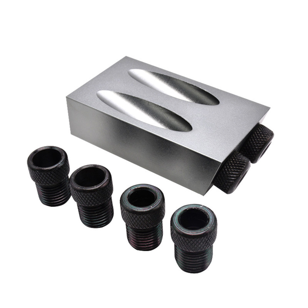 34pcs Oblique Hole Drill Set 1 - Woodworking Joint reseña y precio