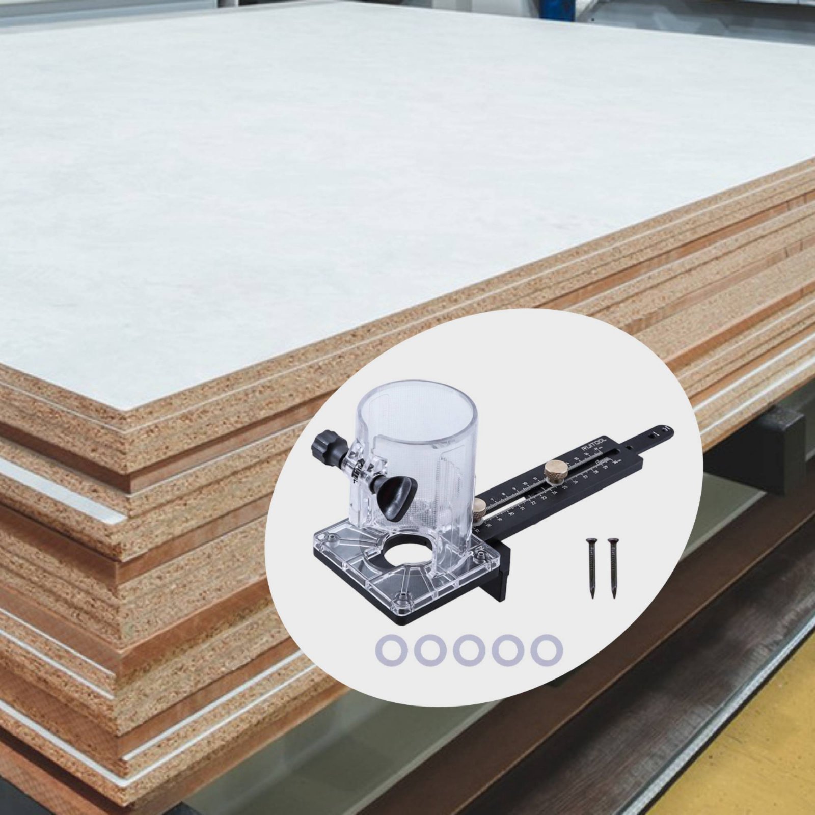 Router Circle Cutting Jig Mult - Woodworking Carpenter reseña y precio