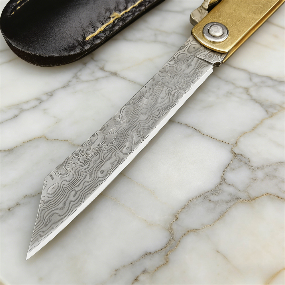 Higonokami Japan VG10 Damascus - Woodworking Japan reseña y precio