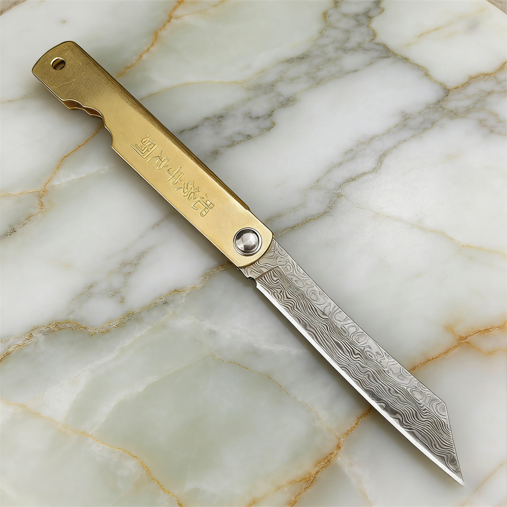 Higonokami Japan VG10 Damascus - Woodworking Japan reseña y precio