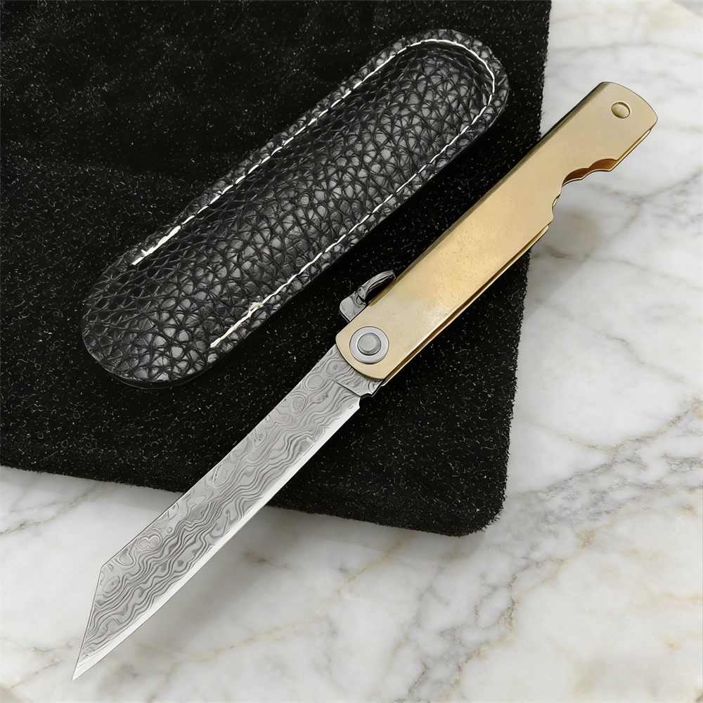 Higonokami Japan VG10 Damascus - Woodworking Japan reseña y precio